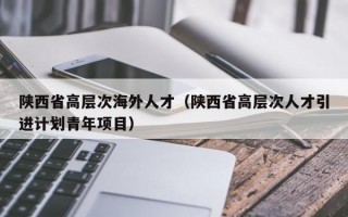 陕西省高层次海外人才（陕西省高层次人才引进计划青年项目）