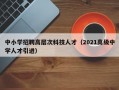 中小学招聘高层次科技人才（2021高级中学人才引进）