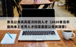 青岛公务员高层次科技人才（2020青岛市面向本土优秀人才招录基层公务员简章）