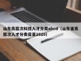 山东高层次科技人才分类abcd（山东省高层次人才分类目录2020）