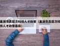 巢湖市高层次科技人才政策（巢湖市高层次科技人才政策最新）