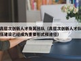 高层次创新人才及其团队（高层次创新人才队伍建设已经成为重要形式和途径）