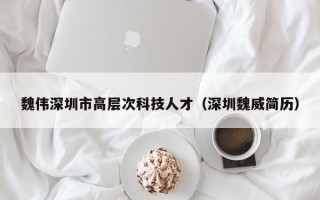 魏伟深圳市高层次科技人才（深圳魏威简历）