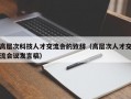 高层次科技人才交流会的致辞（高层次人才交流会议发言稿）