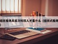 组团服务高层次科技人才是什么（组团式服务）