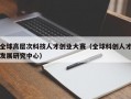 全球高层次科技人才创业大赛（全球科创人才发展研究中心）